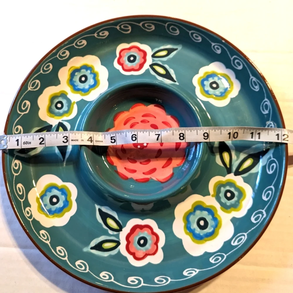 Decorative Ceramic Serving Plate